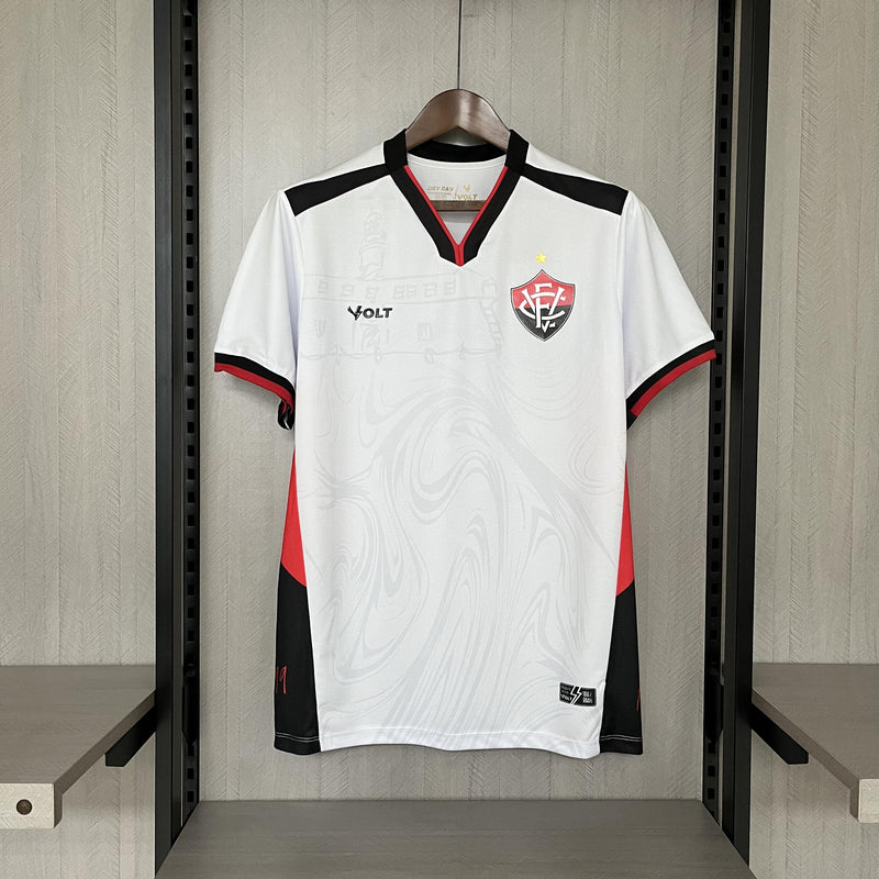 Camisa Vitória Fora 2024/25 - Versão Jogador Branca