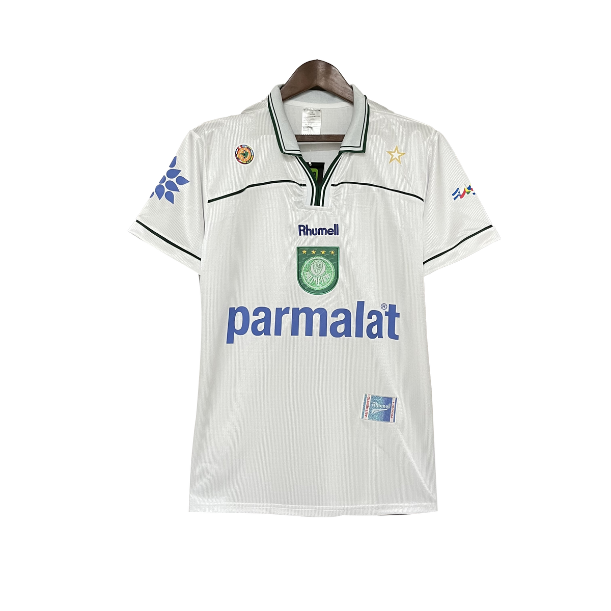 Camisa Palmeiras Fora 94/95 - Versão Retrô Branca Parmalat