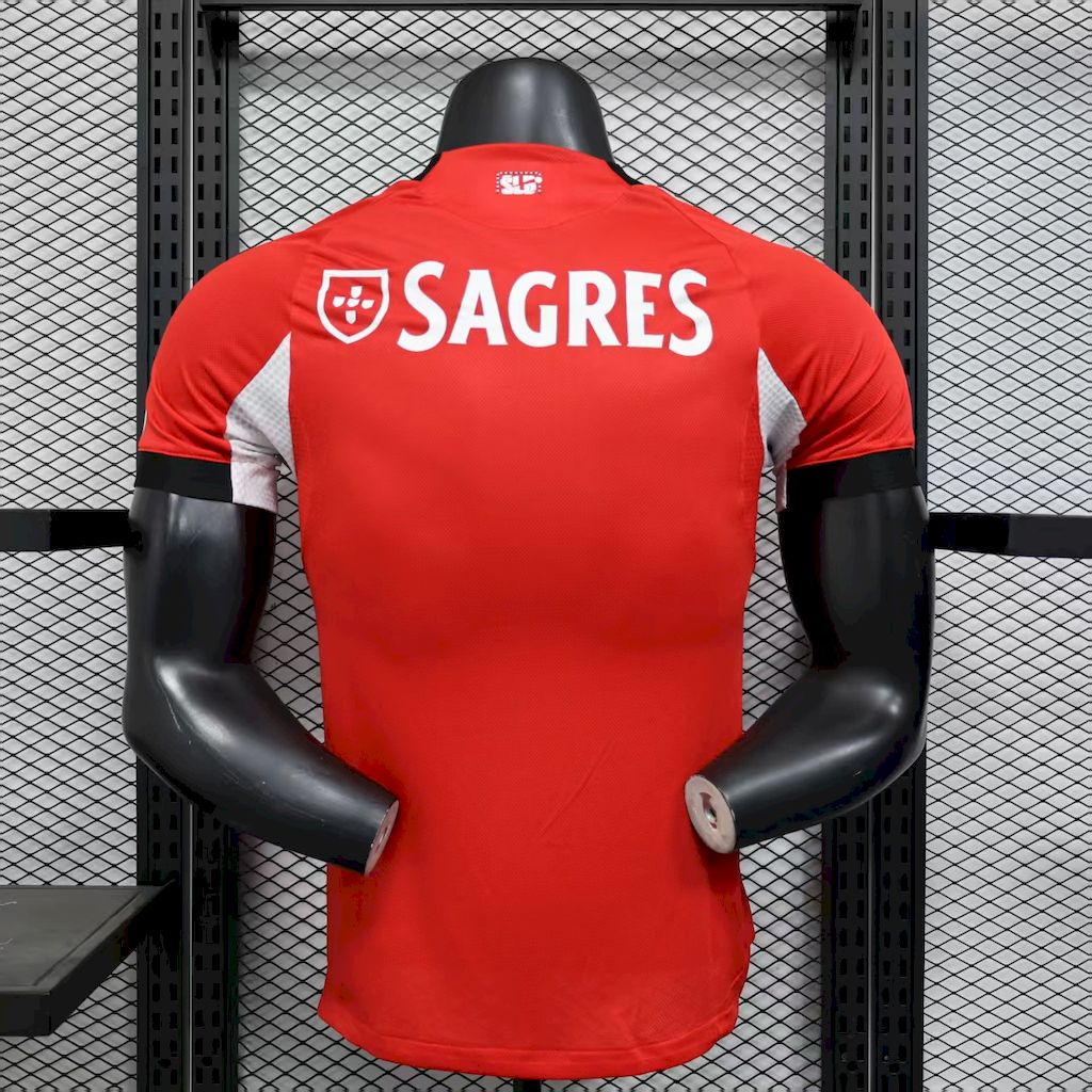 Camisa Benfica Titular 2025/26 - Versão Jogador Vermelha