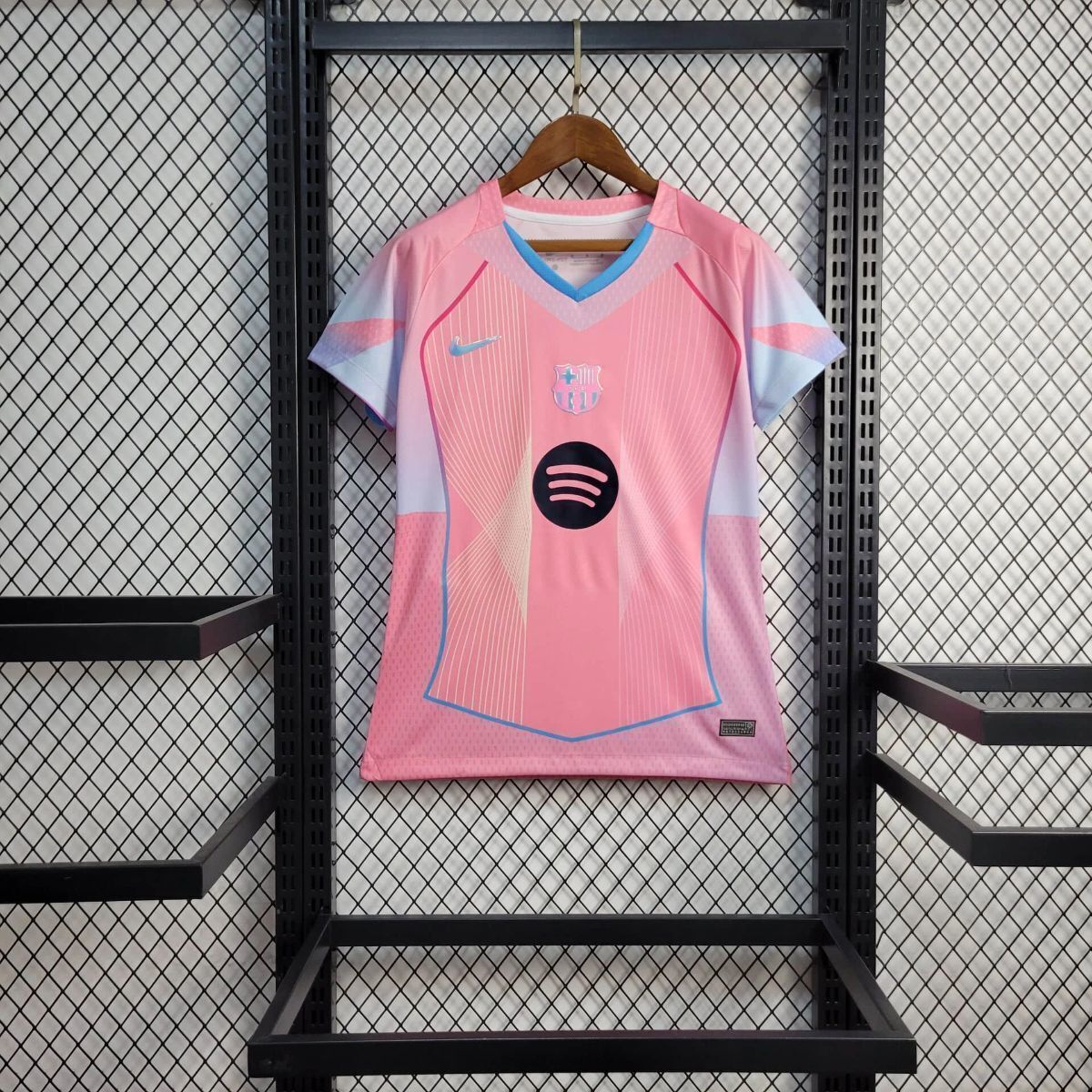 Camisa Barcelona Away 25/26 - Versão Feminina Baby Look