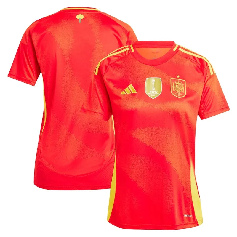 Camisa Espanha Feminina Home 2024 - Vermelha