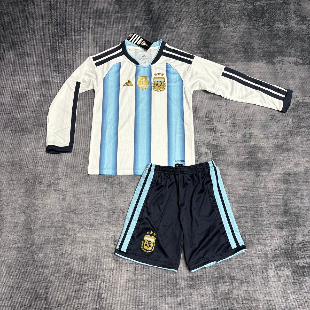 Conjunto Infantil Argentina - Manga longa 26/27