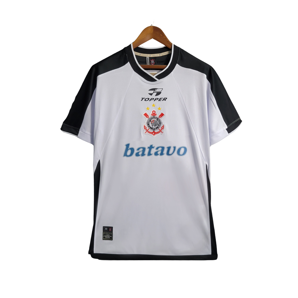 Camisa Corinthians Fora 2000 - Versão Retrô Branca