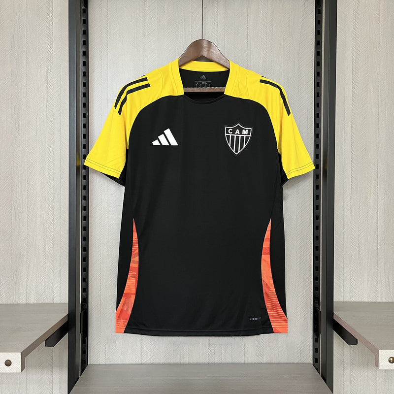 Camisa Atlético Mineiro de Treino 25/26 - Preto e Amarelo