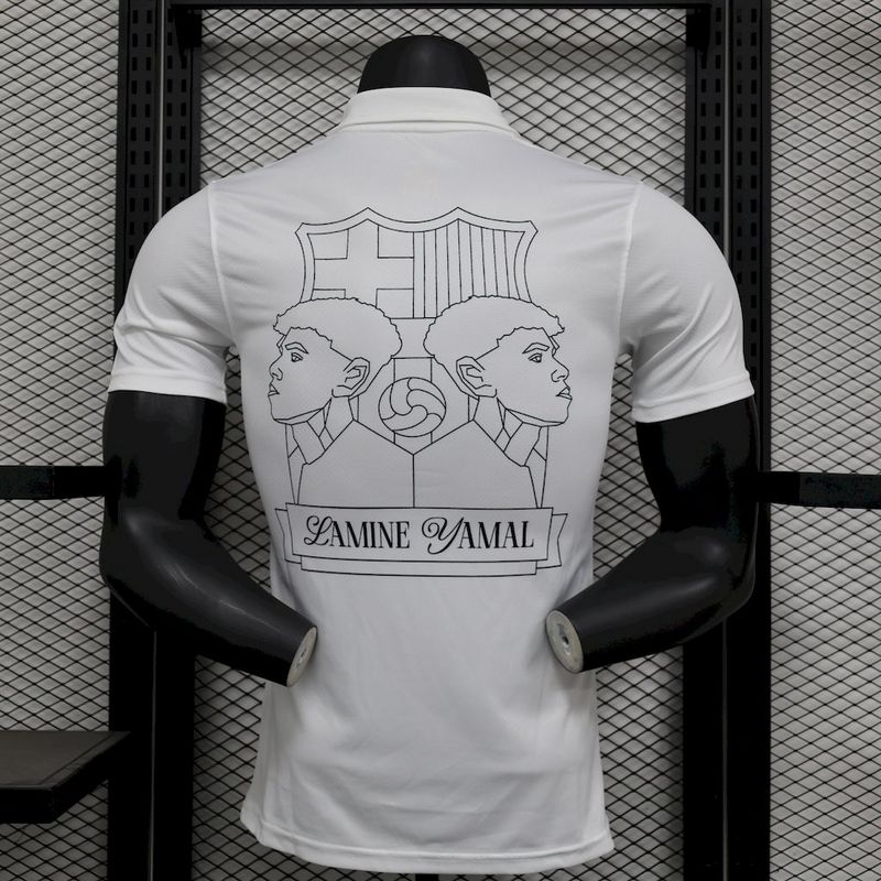Camisa Barcelona Edição Especial 2025/26 - Versão Jogador Branca