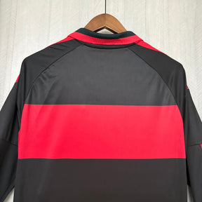 Camisa CRF Home 26/27 Manga Longa - Preta e Vermelha