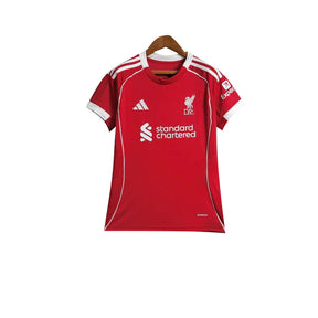 Camisa Liverpool Home 25/26 - Versão Feminina Baby Look