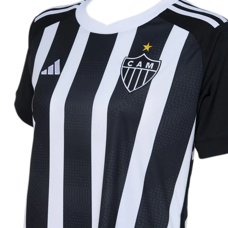 Camisa Atlético Mineiro Titular 24/25 - Versão Feminina Baby Look