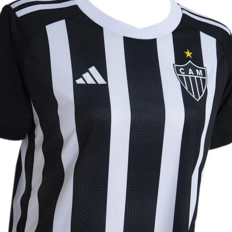 Camisa Atlético Mineiro Titular 24/25 - Versão Feminina Baby Look