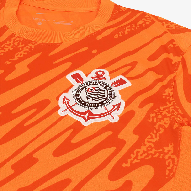 Camisa Corinthians Goleiro 24/25 - Versão Torcedor Laranja