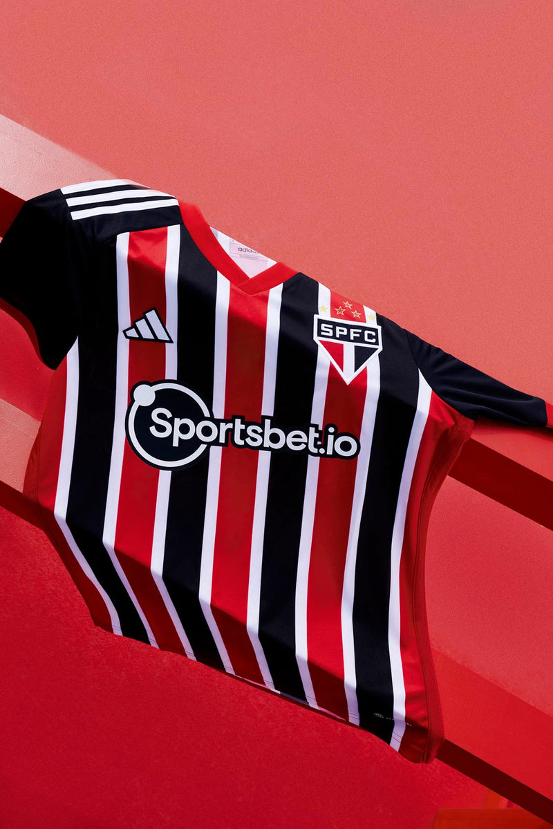 Camisa São Paulo Away 23/24 - Preta e vermelha