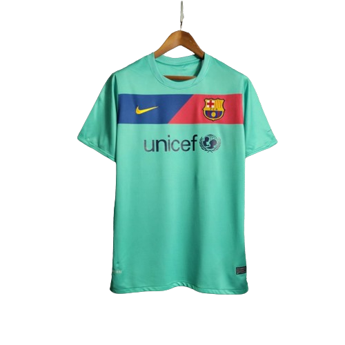 Camisa Barcelona Retrô II 10/11 Nike Masculina Verde