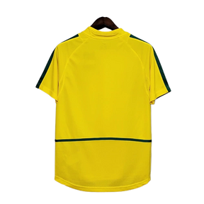 Camisa Brasil Titular 2002/03 - Versão Retrô Amarela