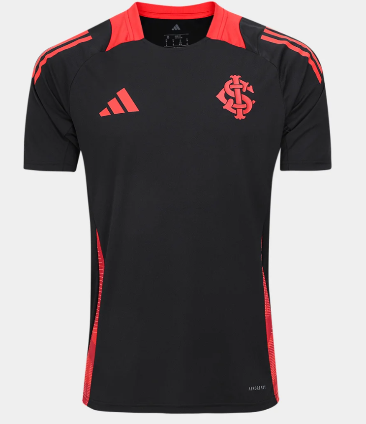 Camisa Internacional de Treino 25/26 - Preta (Pré-Venda)