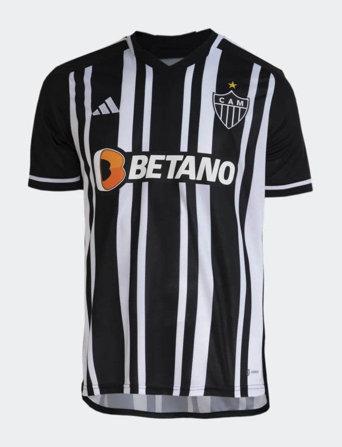 Camisa Atlético Mineiro Titular 23/24 -  Versão Torcedor Preto e Branco