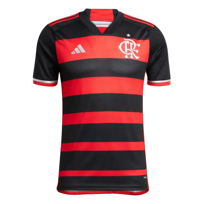 Camisa Flamengo Titular 24/25 - Preta e Vermelha