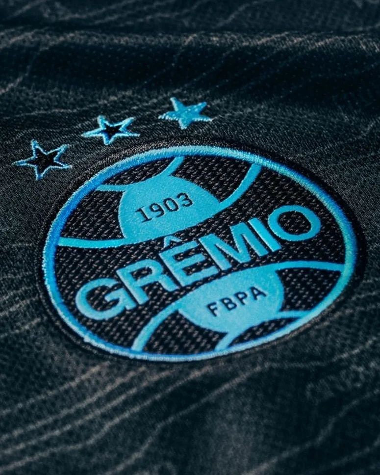 Camisa Grêmio Third 23/24 - Preta e azul