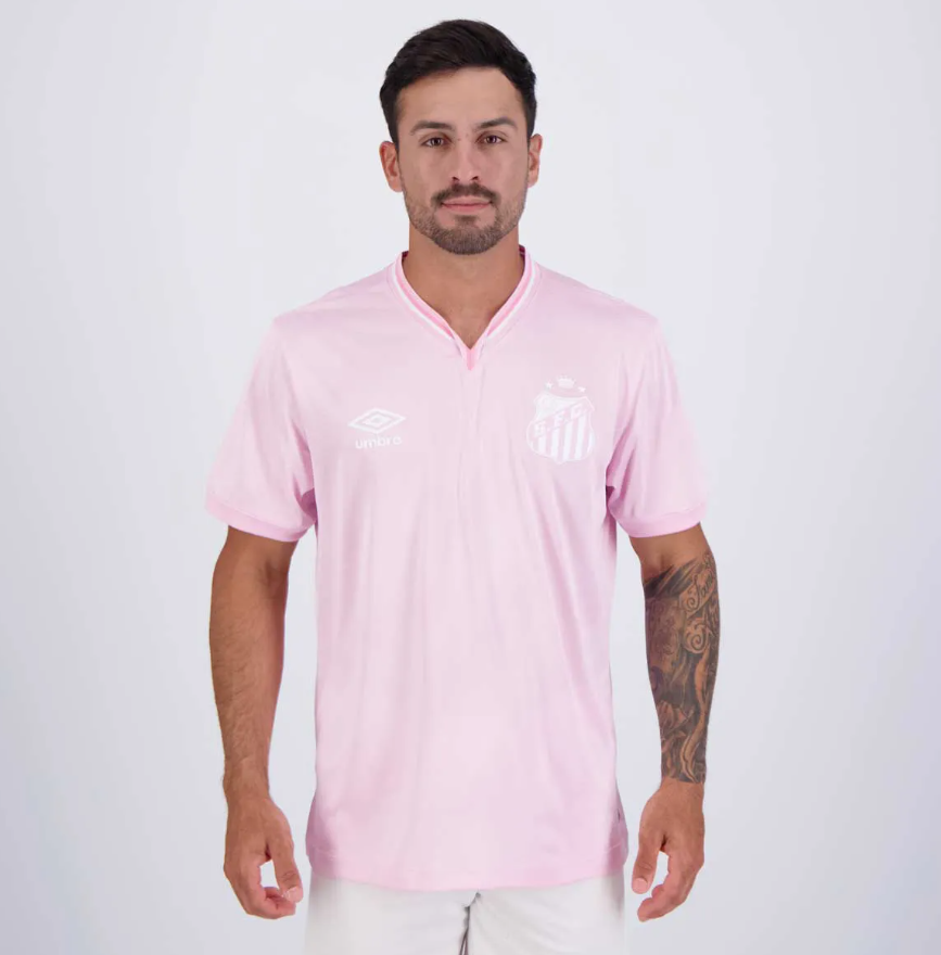 Camisa Santos Edição Especial 2024/25 - Outubro Rosa