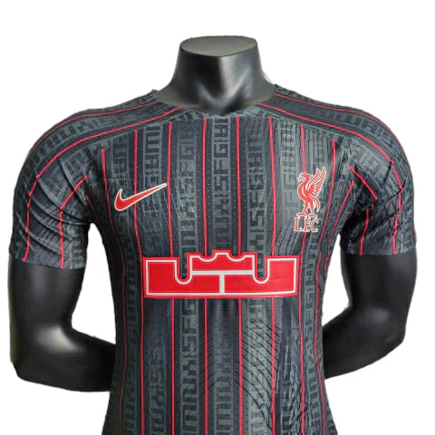 Camisa Liverpool 23/24 Jogador Nike Masculina - Preto