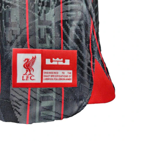 Camisa Liverpool 23/24 Jogador Nike Masculina - Preto