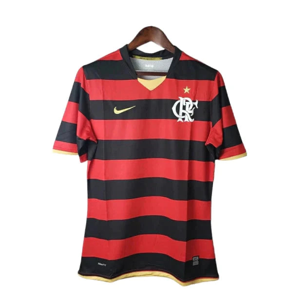 Camisa Retrô Flamengo I Home Nike 2009/10 Vermelho e Preto