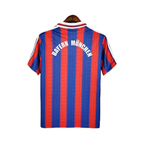 Camisa Bayern de Munique Retrô 1995/1997 Azul e Vermelha - Adidas