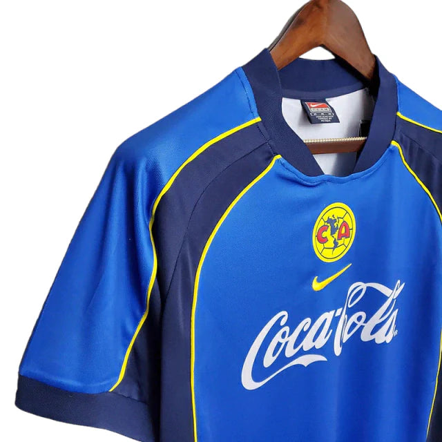 Camisa América-MEX Retrô 2001-2002 Azul - Nike