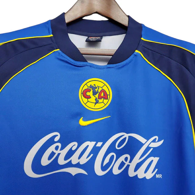 Camisa América-MEX Retrô 2001-2002 Azul - Nike