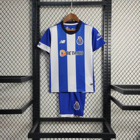 Conjunto Infantil Porto I 23/24 - Branco e Azul