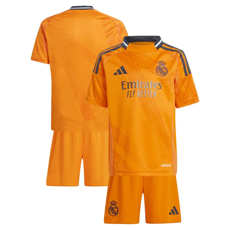 Conjunto Infantil Real Madrid II 24/25 - Laranja