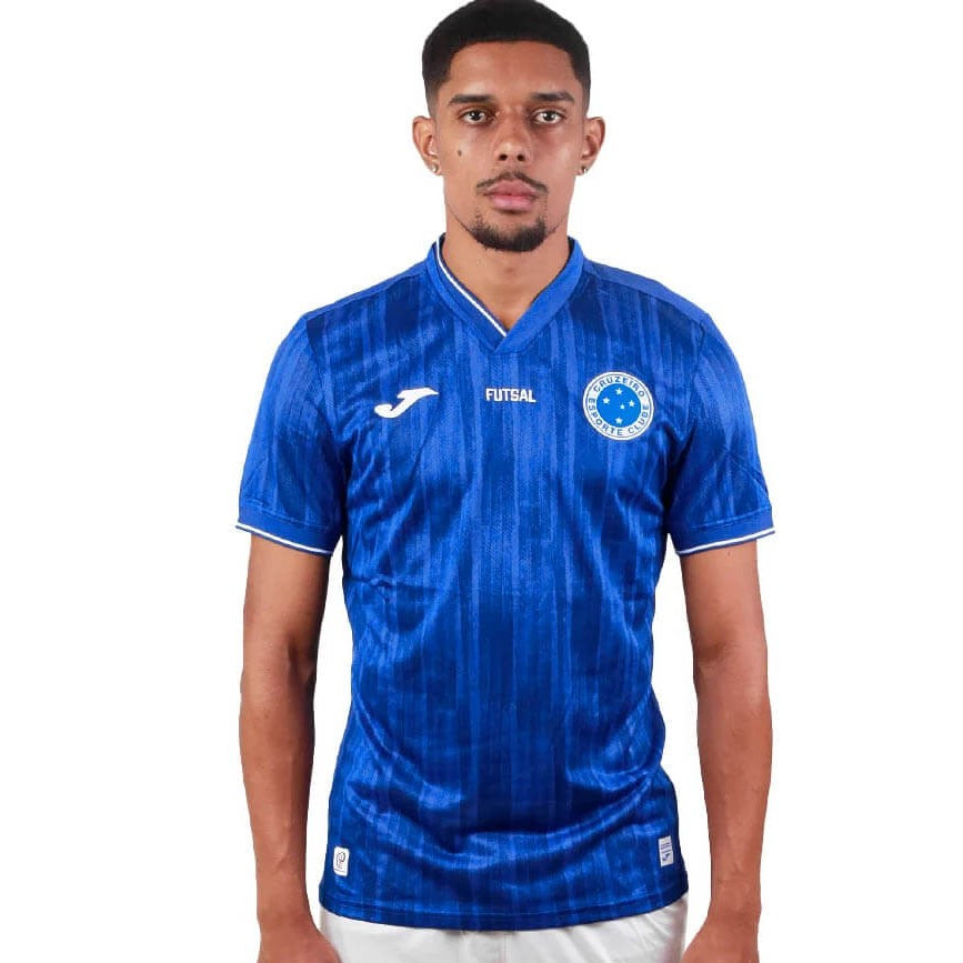 Camisa Cruzeiro Titular 25/26 - Azul Futsal Joma