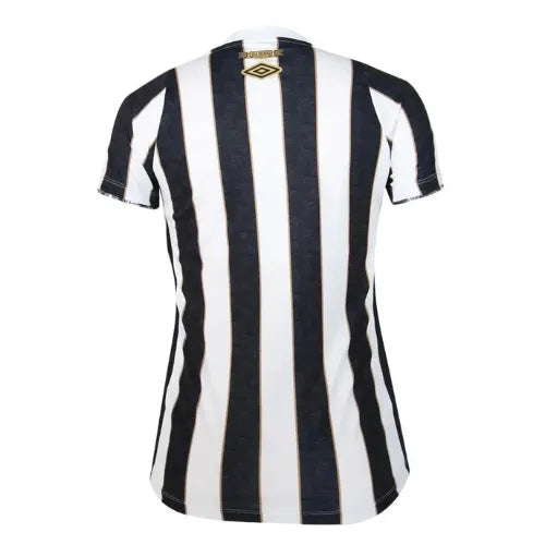 Camisa Santos Feminina Away 24/25 - Branca e Preta