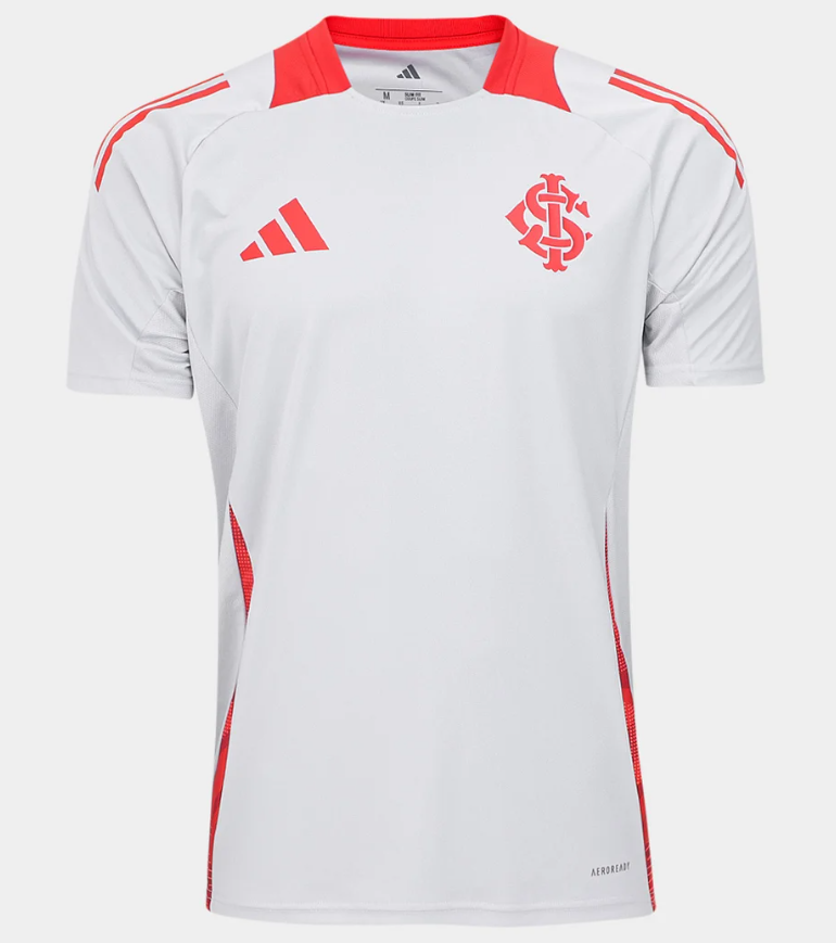 Camisa Internacional de Treino 25/26 - Branca (Pré-Venda)