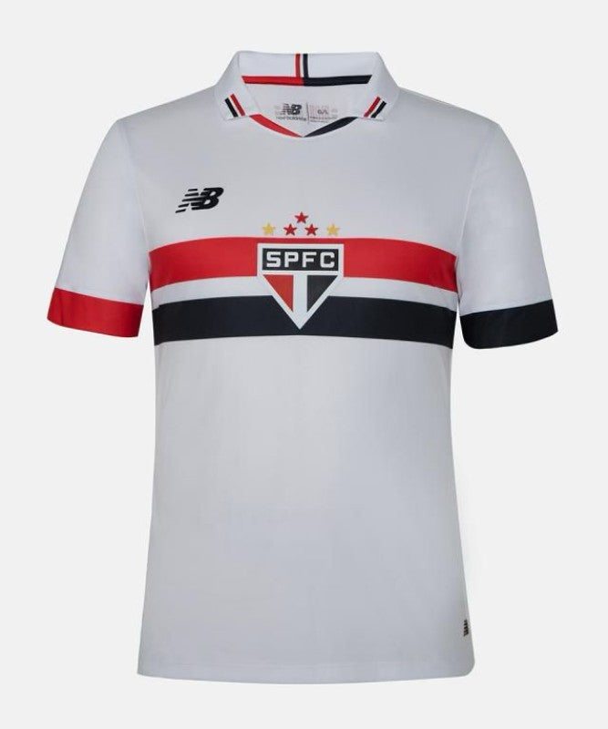 Camisa São Paulo Home 24/25 - Branca e vermelha