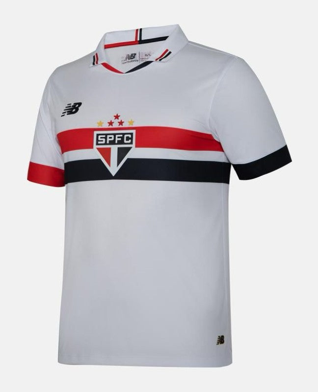 Camisa São Paulo Home 24/25 - Branca e vermelha